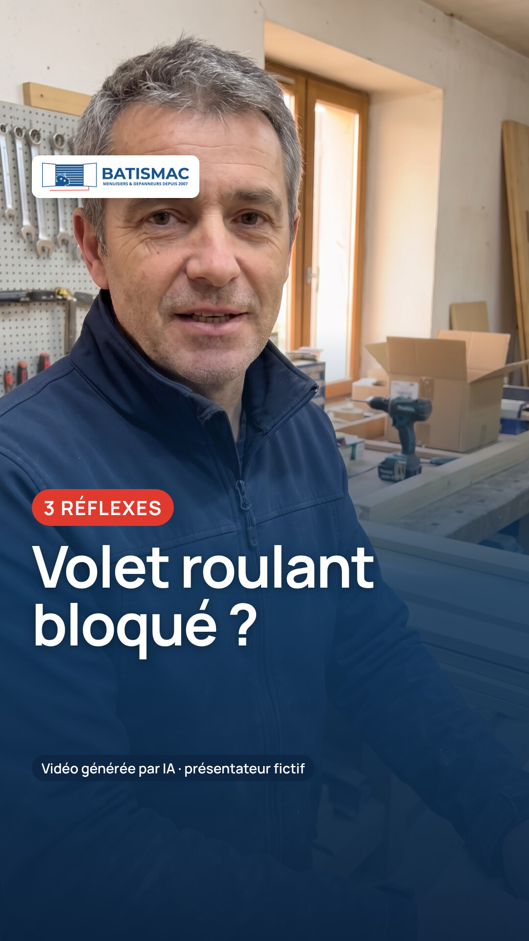 Vidéo volet bloqué